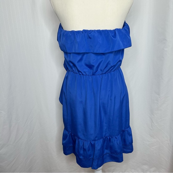 Walter by Walter Baker blue strapless dress - Picture 2 of 5